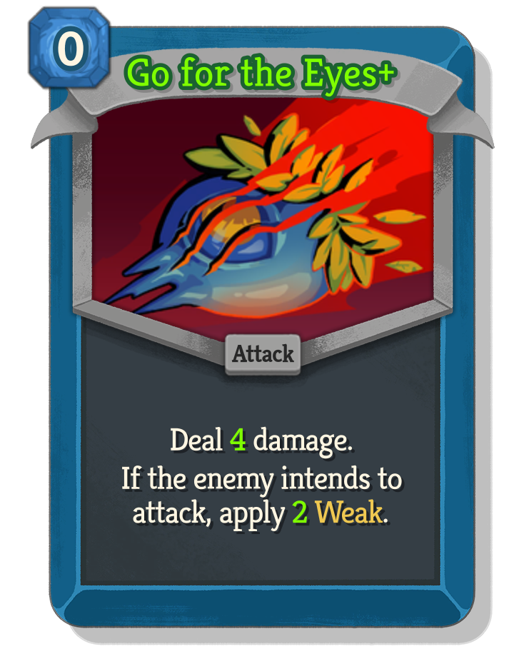 Go for the Eyes — Upgraded