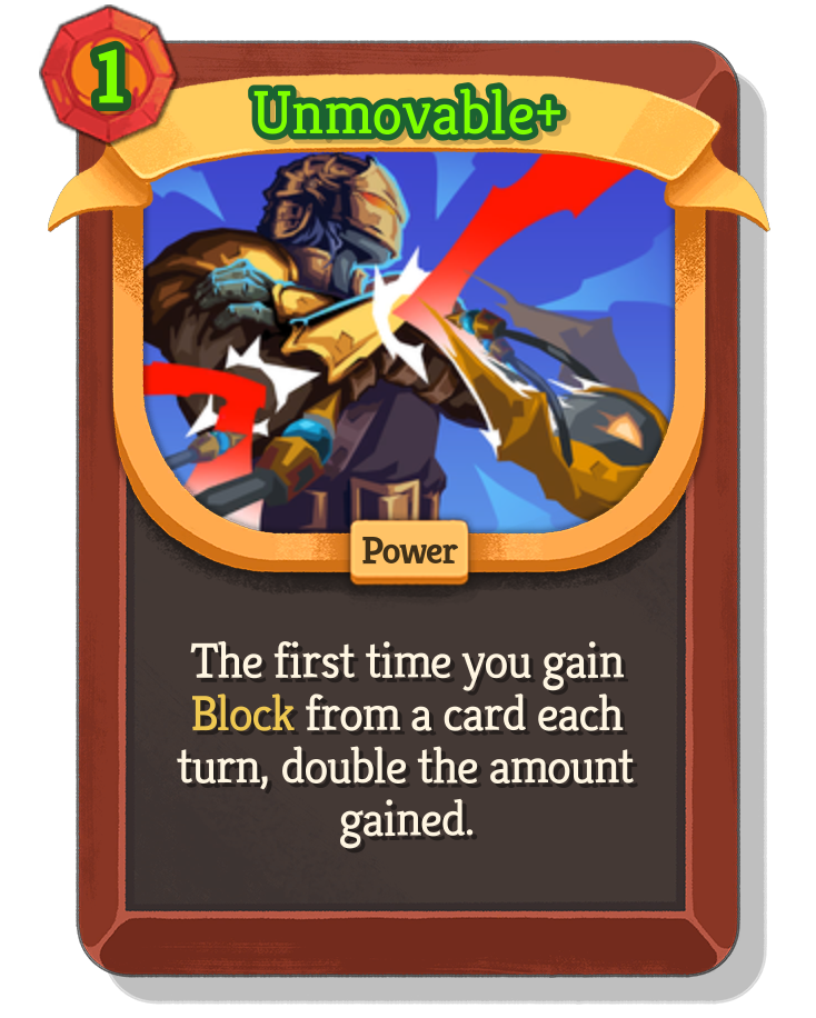 Unmovable — Upgraded