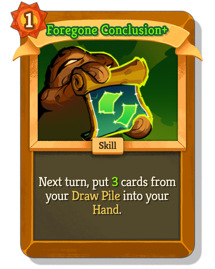 Foregone Conclusion — Upgraded