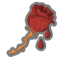 Blood-Soaked Rose