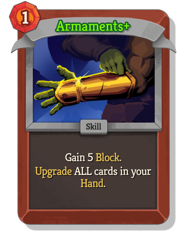 Armaments — Upgraded